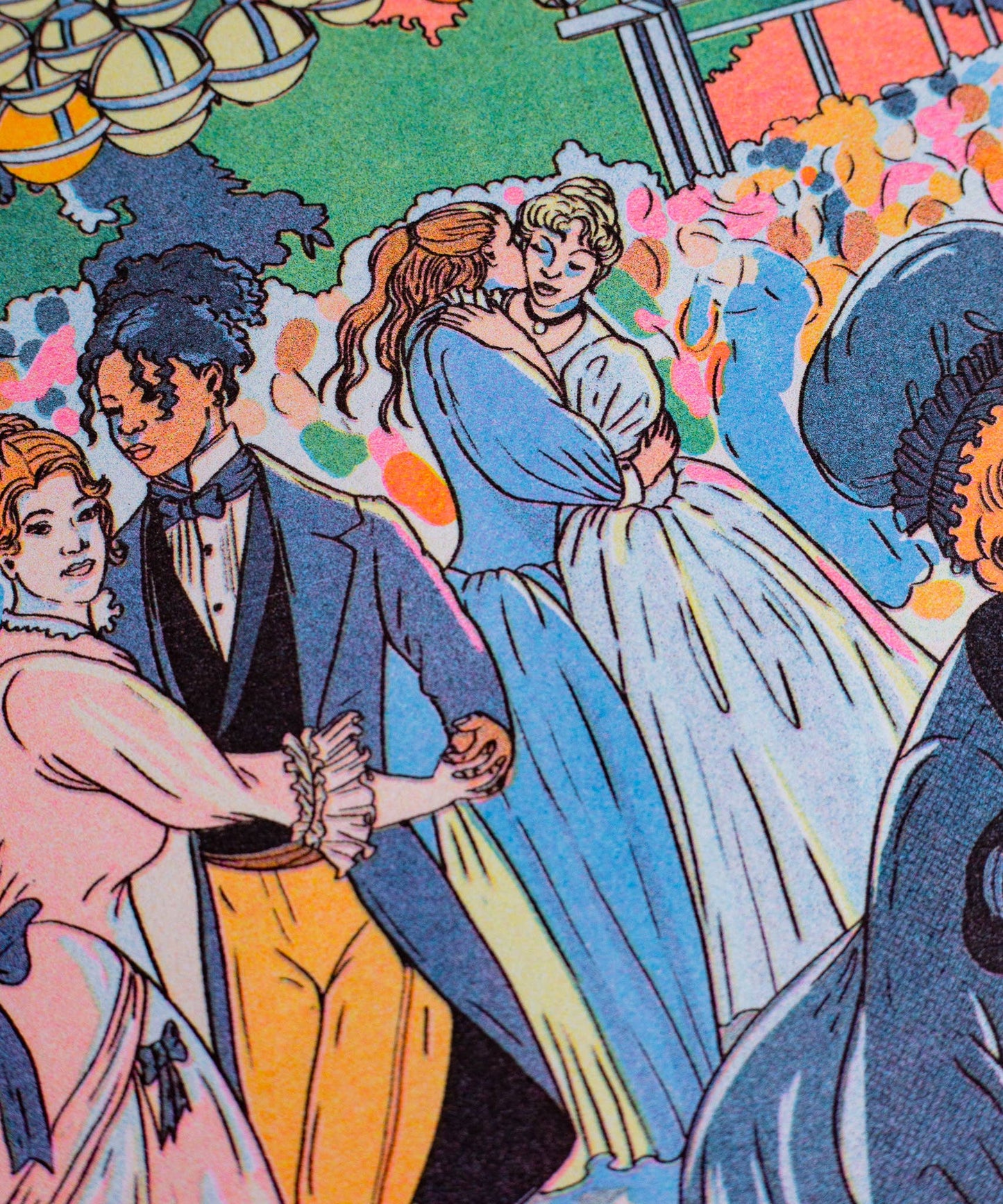Affiche- Bal du moulin de la Galette - María Jesús Contreras