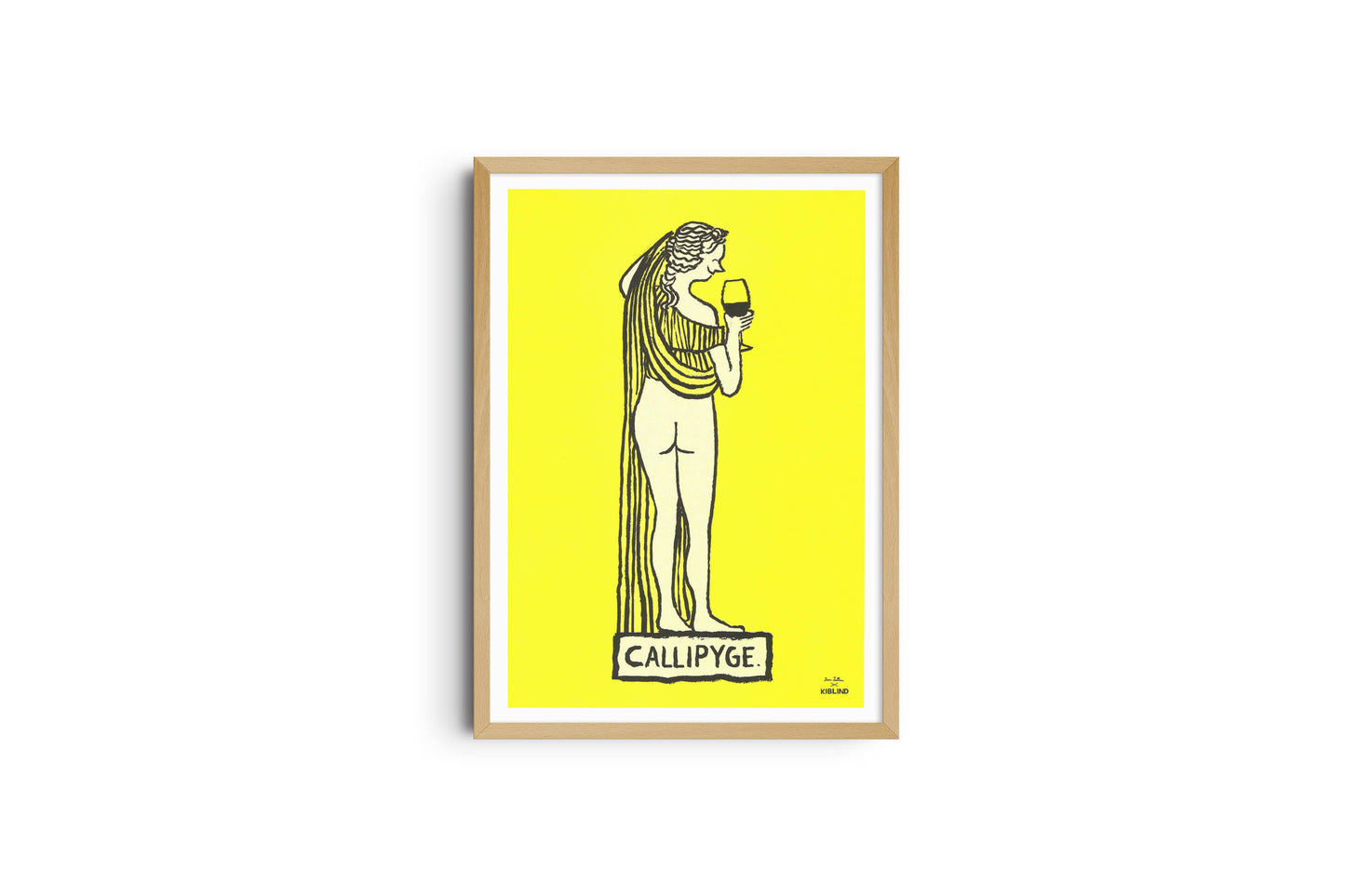 Affiche A3 - Jean Jullien - Callipyge