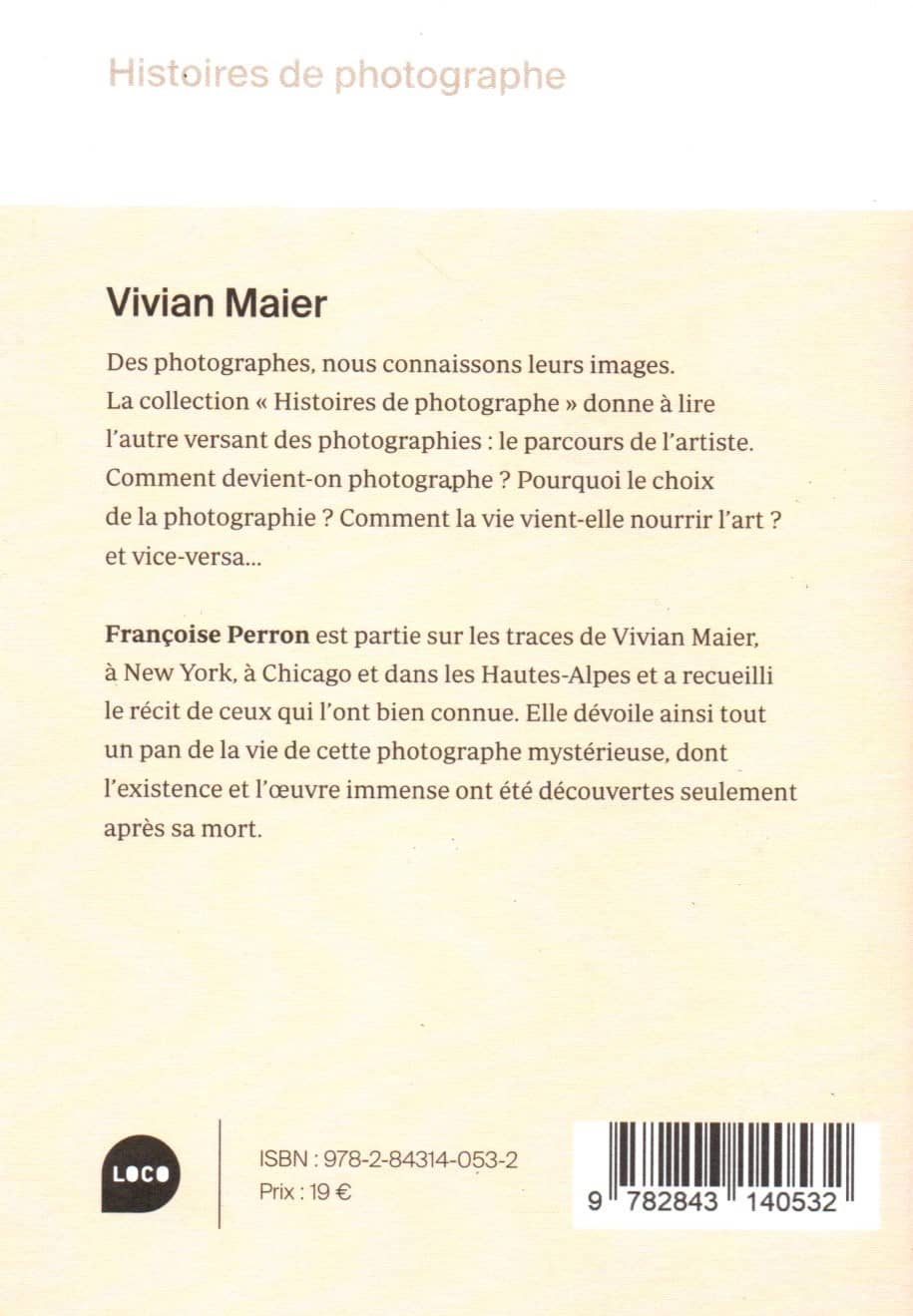 Vivian Maier en toute discrétion - Françoise Perron