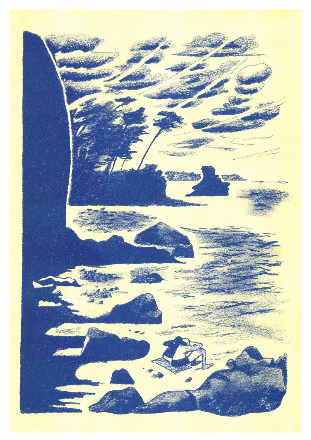 Affiche A3 - Antoine Cossé - Ile de Bréhat