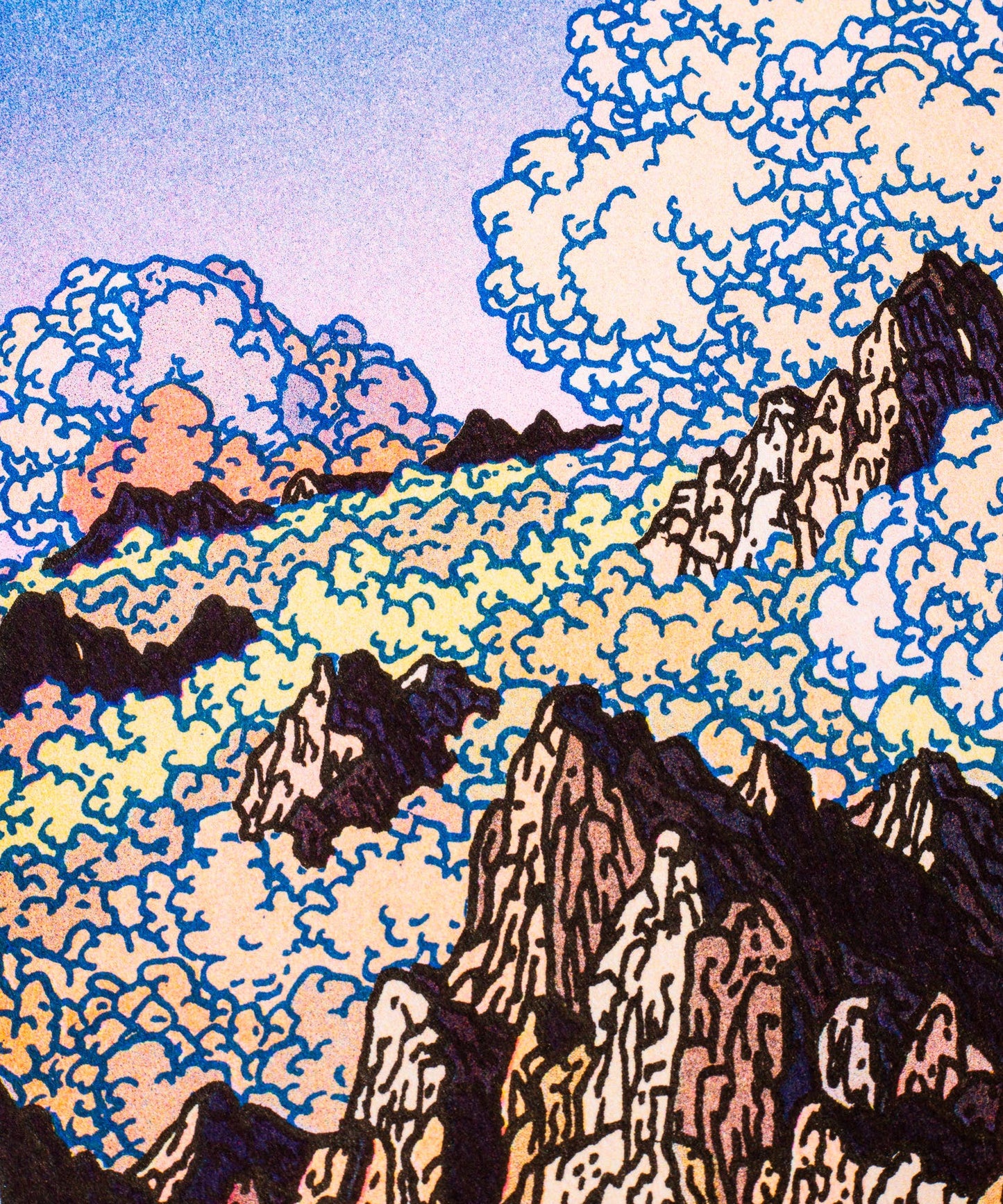 Affiche A3 - Clément Vuillier - Les Dents du midi
