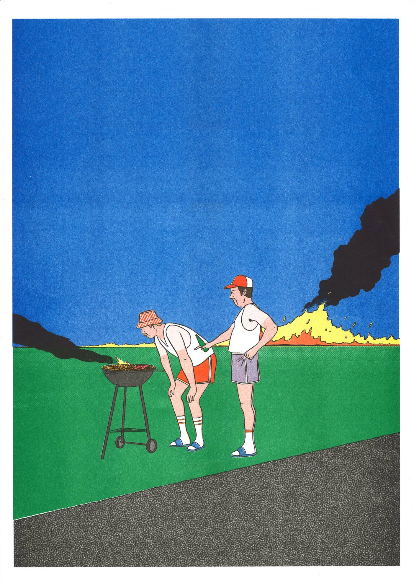 Affiche A3 - Simon Bailly - Barbeuc