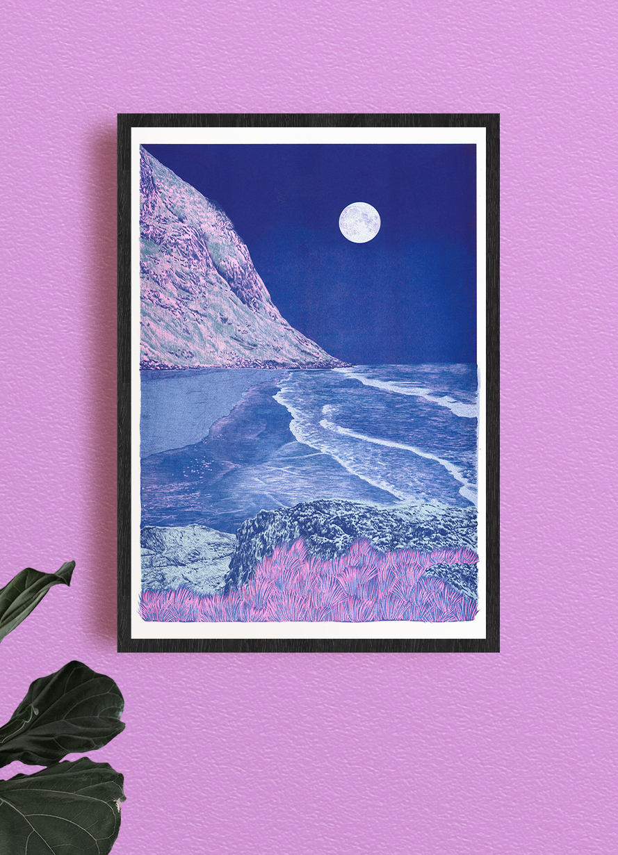 Affiche A3 - Manon Diemer - Blue Euphoria
