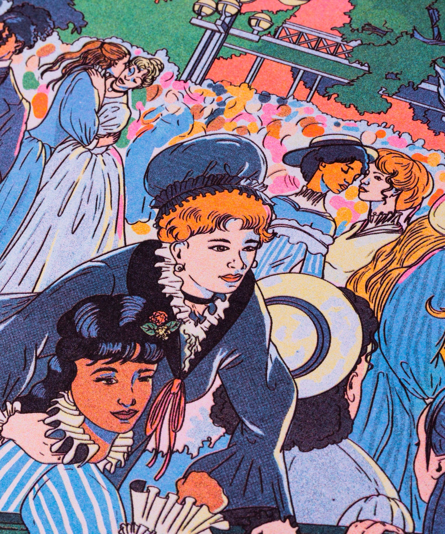Affiche- Bal du moulin de la Galette - María Jesús Contreras