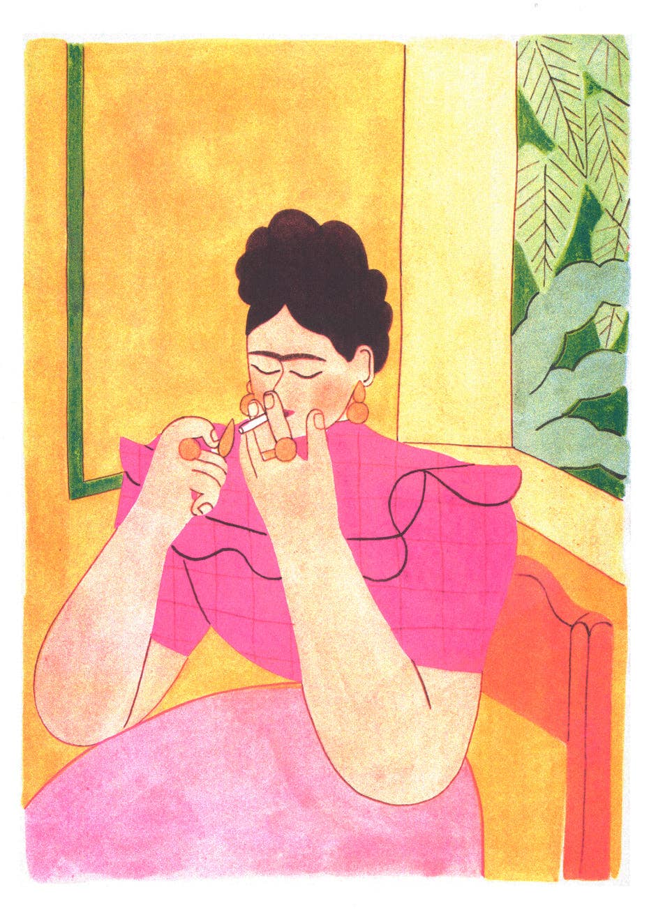 Affiche A3 - Morgane Fadanelli - Frida Kahlo
