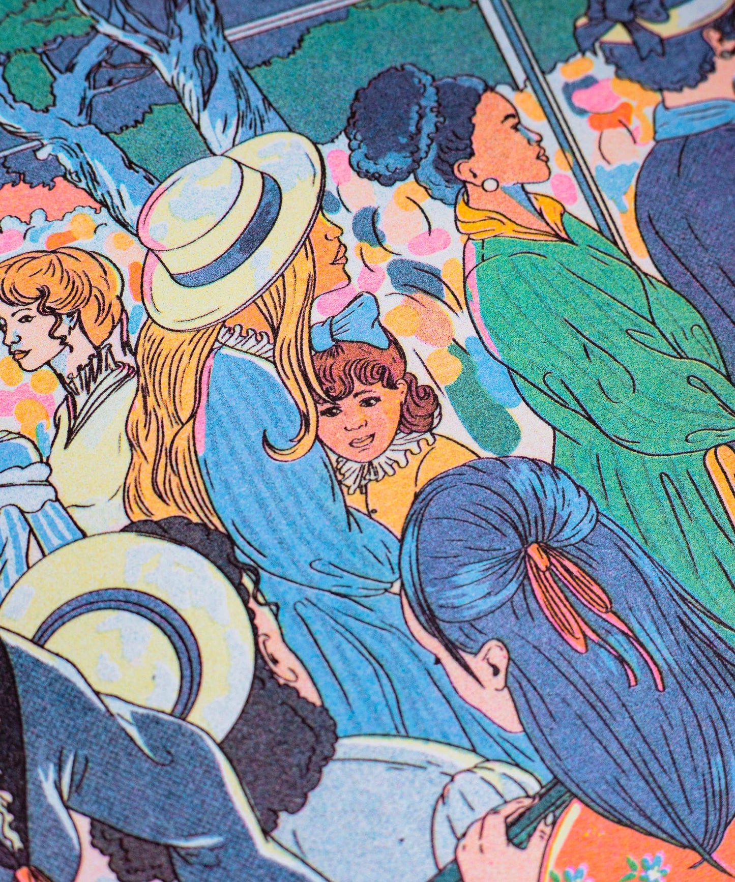 Affiche- Bal du moulin de la Galette - María Jesús Contreras