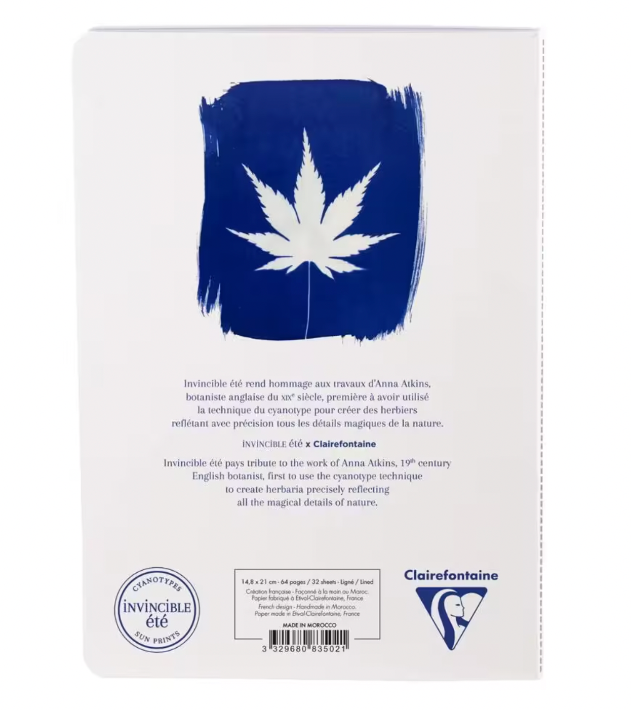 Cahier cyanotype A5 fin