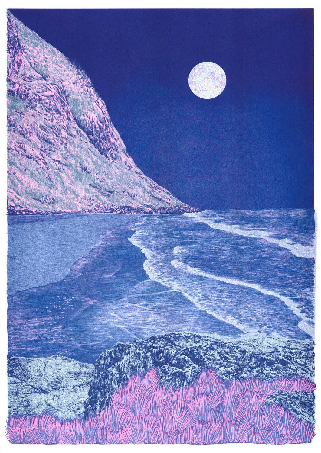 Affiche A3 - Manon Diemer - Blue Euphoria