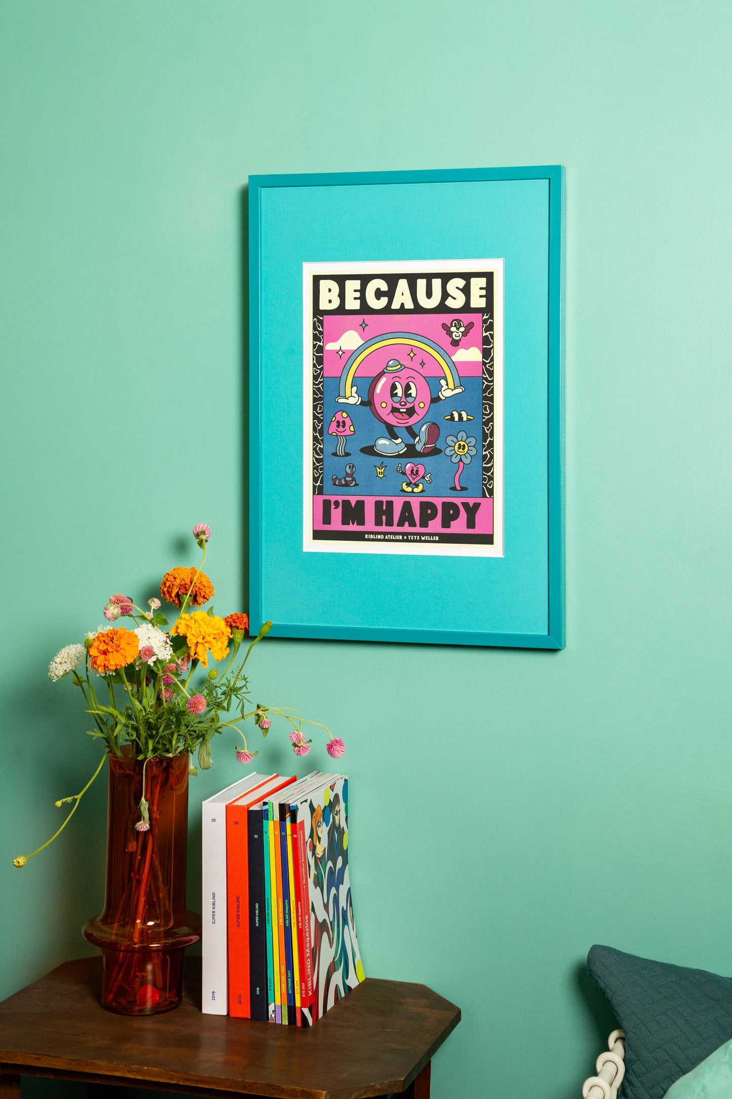 Affiche A3 - Yeye Weller - "Pharrell Williams – Because I’m Happy"