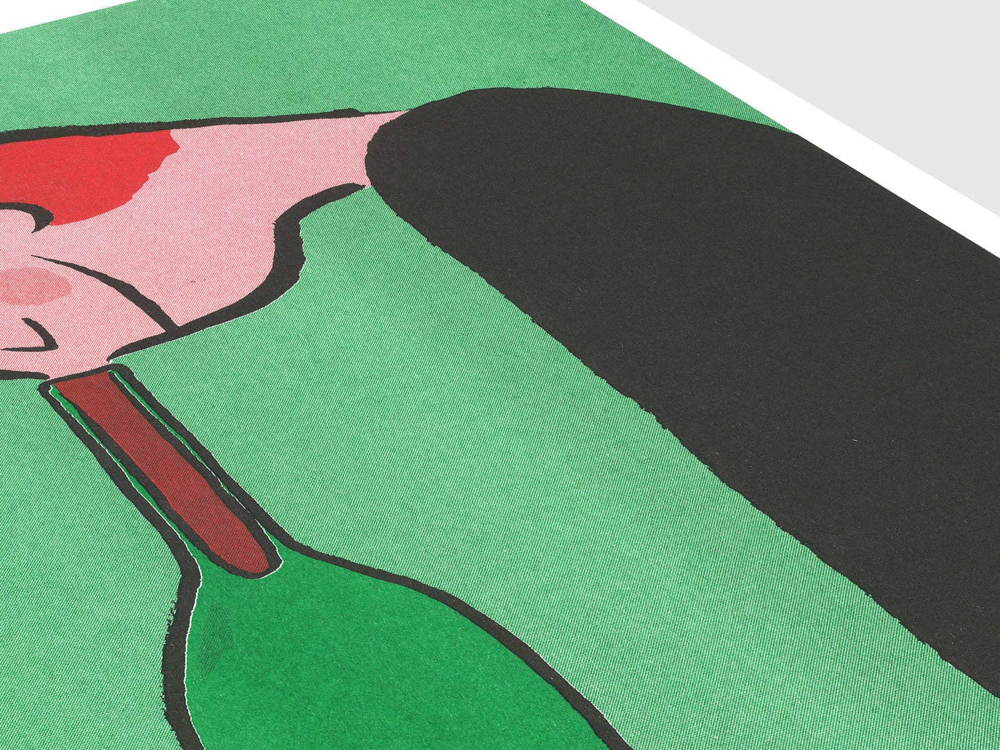 Affiche A3 - Jean Jullien - Bouteille