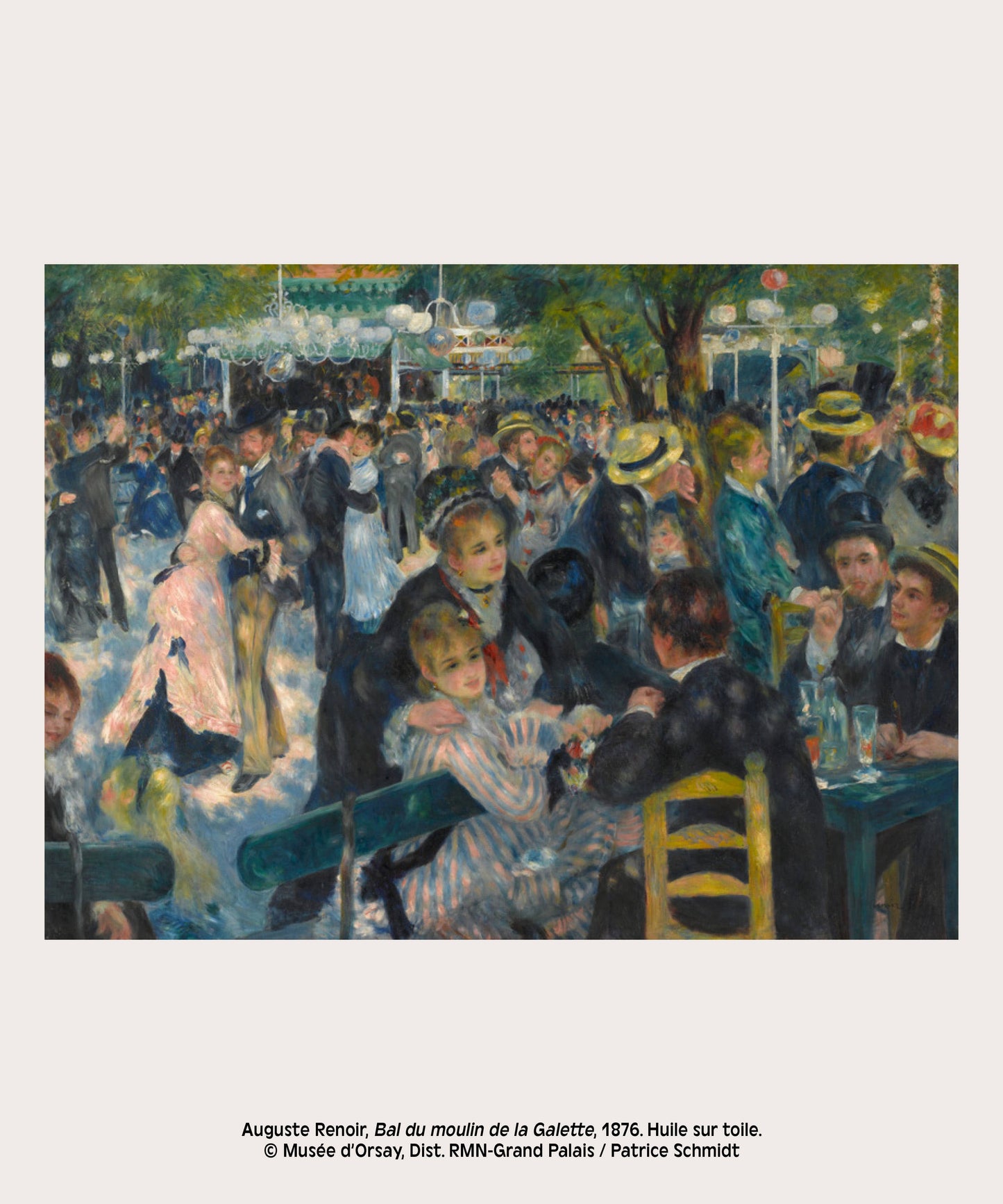 Affiche- Bal du moulin de la Galette - María Jesús Contreras