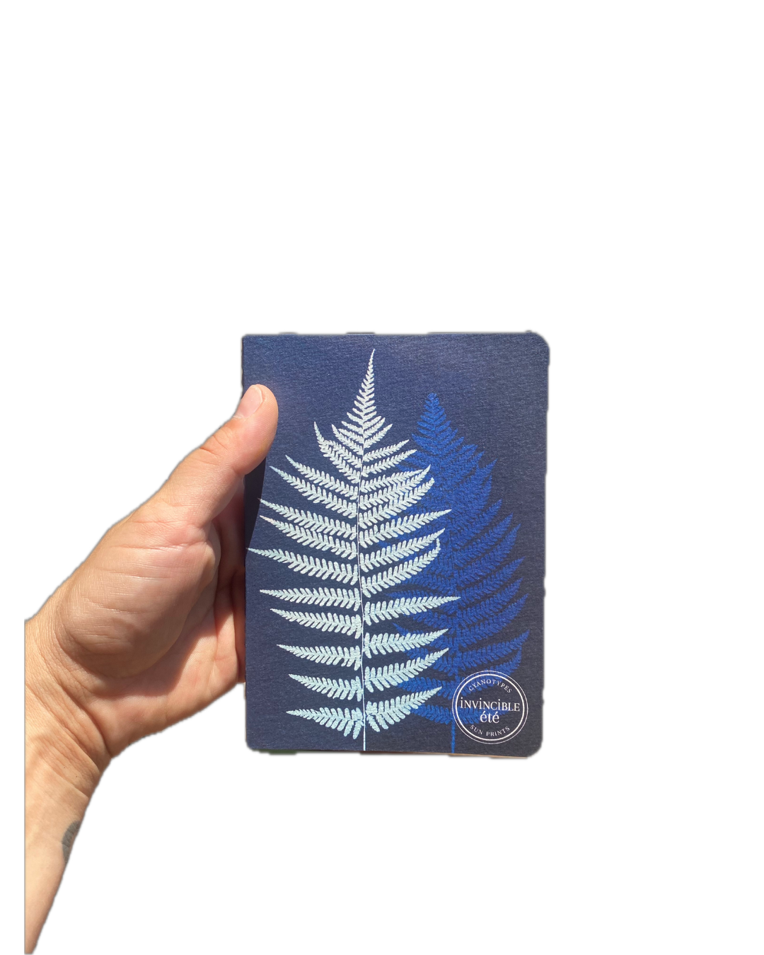 Petit cahier cyanotype A6