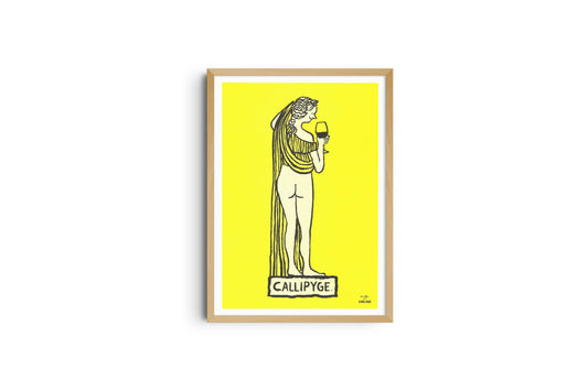 Affiche A3 - Jean Jullien - Callipyge