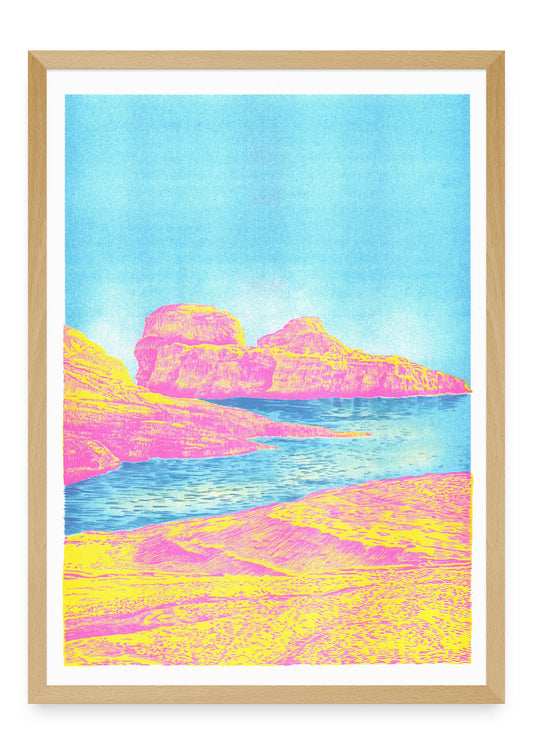 Affiche A3 - Manon Diemer - Heat rock