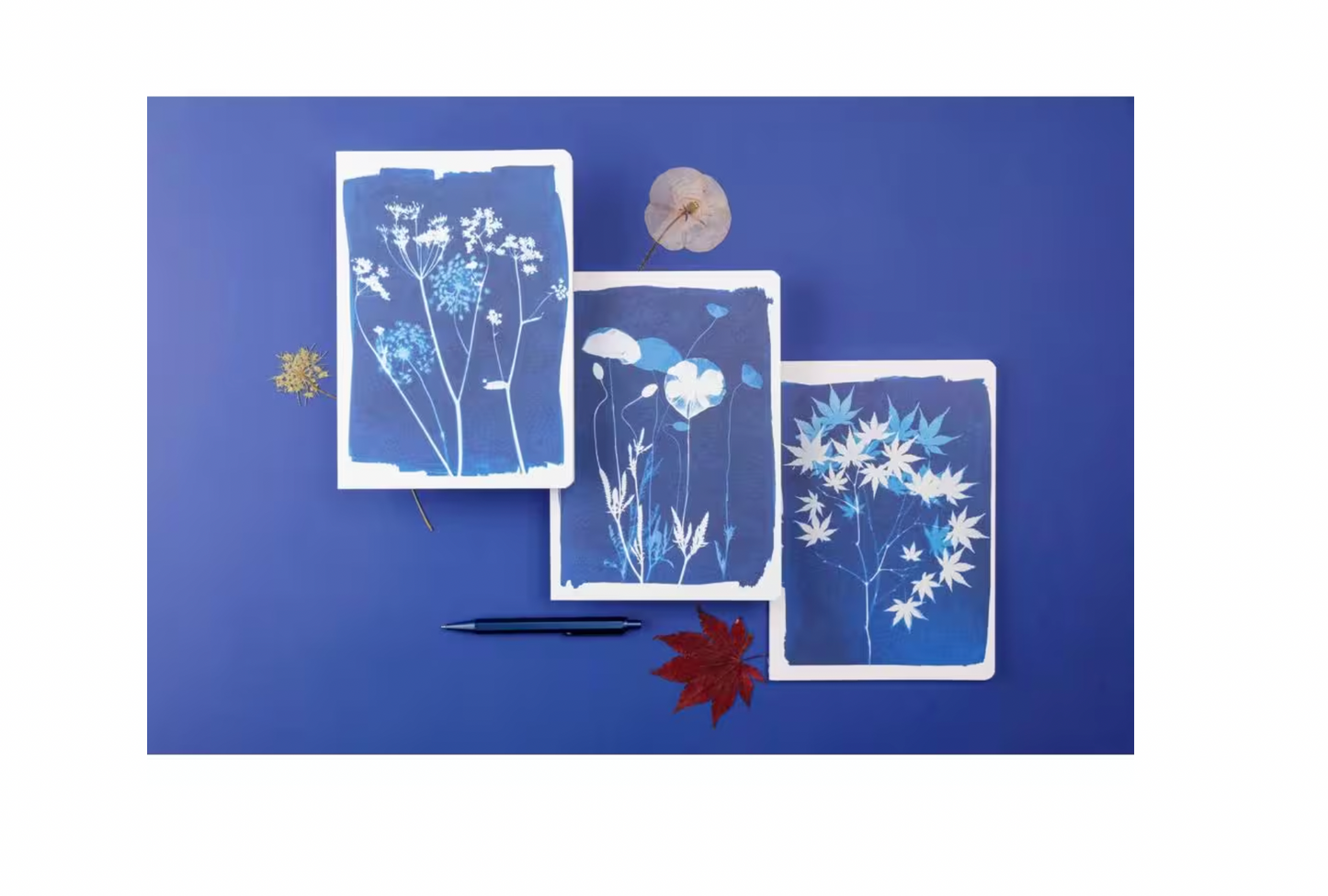 Cahier cyanotype A5 fin