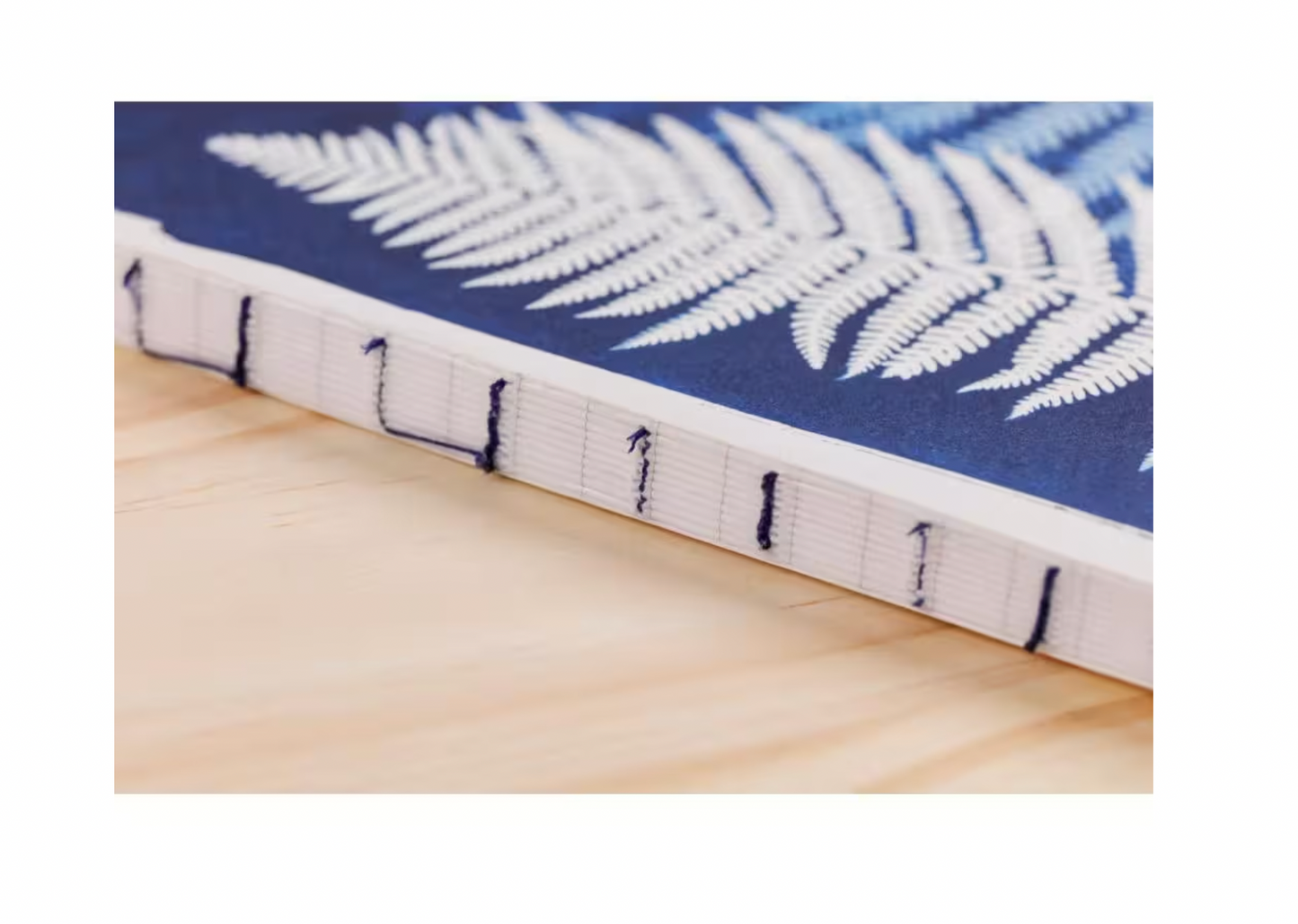 Cahier cyanotype A5 dos couture
