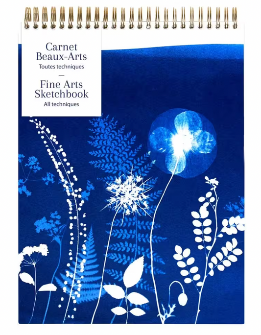 Cahier Beaux Arts cyanotype A4