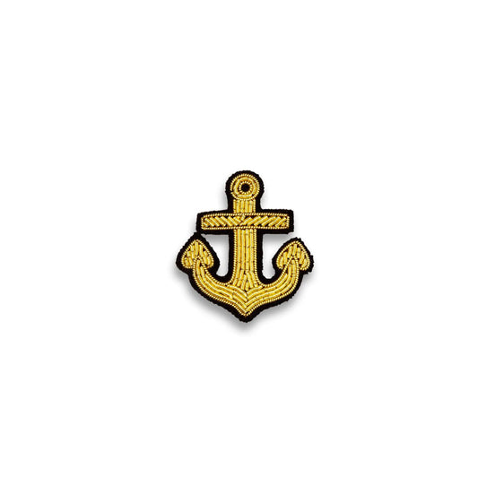 Broche ancre Or