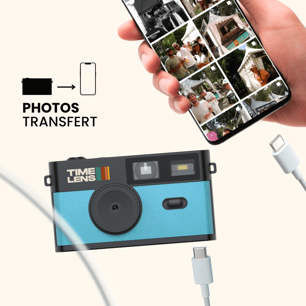 Appareil photo TimeLens® Bleu Turquoise