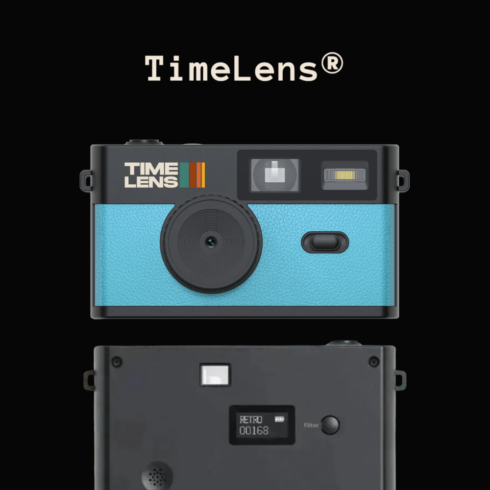 Appareil photo TimeLens® Bleu Turquoise